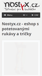 Mobile Screenshot of nostyx.cz